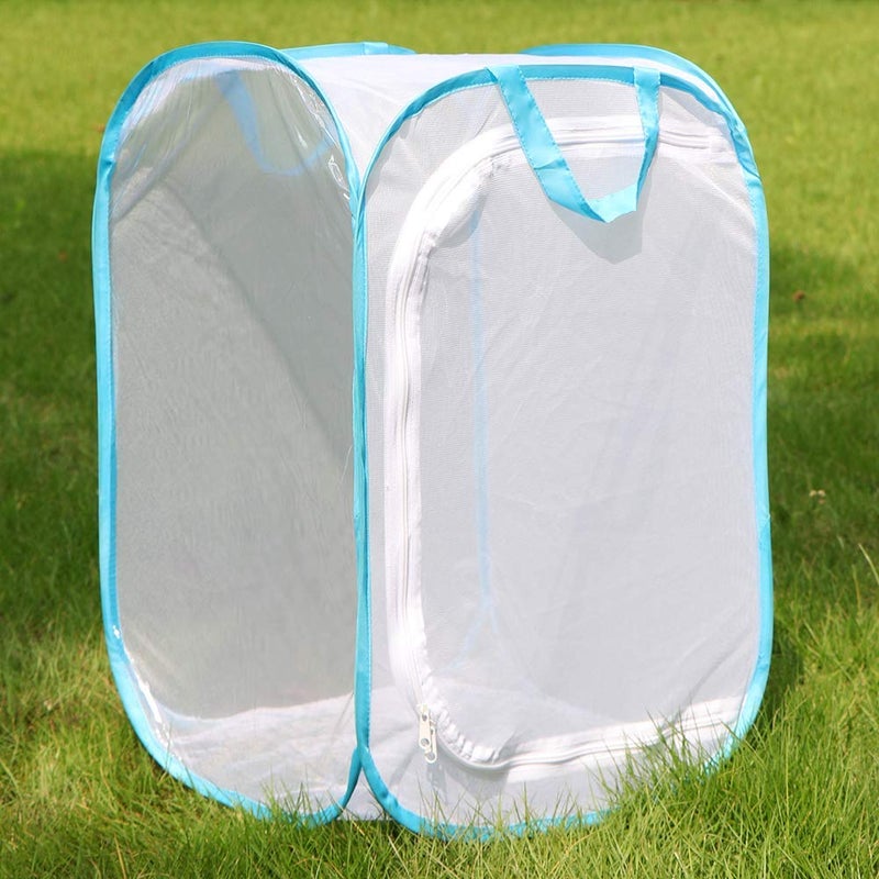 RESTCLOUD Insect and Butterfly Habitat Cage Terrarium Pop-up 24 Inches Tall - Image 4